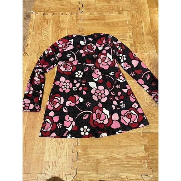 Children's Place Girls Dress Black Floral - Picture 5 of 5